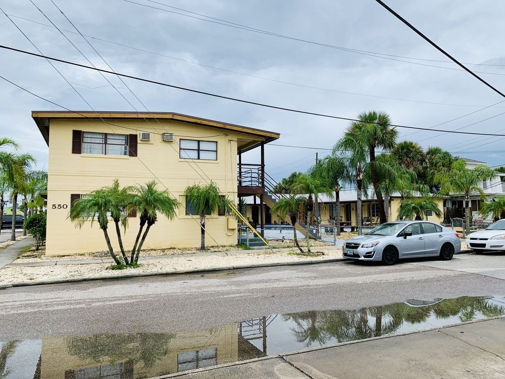 THE ST. PETE BEACH VILLAS (14-UNIT APARTMENT COMPLEX)- SELLER FINANCING AVAILABLE! : 550 Corey Ave, St Pete Beach, FL 33706
